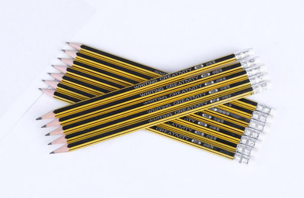 Eraser 2BDrop Shipping Wholesale Manufacturer Supply HB Environmentally Friendly And Easy To Sharpen 19x0.72cm 180pcs/lotPencil PC009