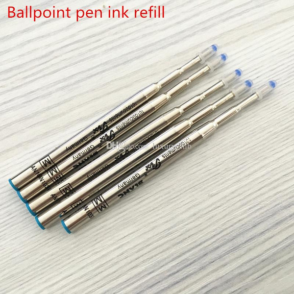 Quality MB Ballpoint black and blue ink ball pen refills monte ball pen writing refill for mb pen