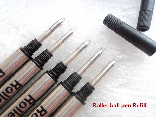 Hot Sell - High quality MB Rollerball pen Refill Black/Blue Refill Roller ball pen thread Refills office school Write smooth accessories ink