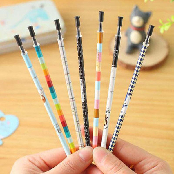 New 10pcs/lot Gel Pen Refills Stationery School Office Writing Supplies Refill 0.38mm Black Ink Refills Student supplies Material Escolar