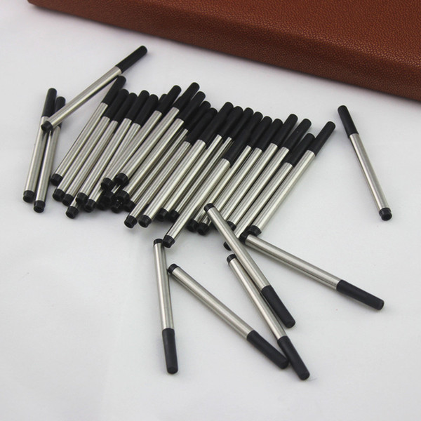 10pcs/lot Rollerball Refills 0.5mm Black Ink Standard Refill Roller Pen Refills 8.3cm