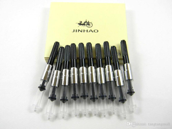 10 FOUNTAIN PEN INK CONVERTER PUMP CARTRIDGES Black A5