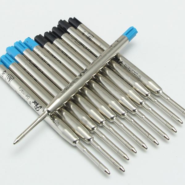 Free Shipping - Luxury high quality (10 pieces/lot ) High quality MB 0.7mm black/blue ink ballpoint pen refill for writing