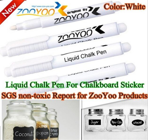 Liquid Chalk Pen Erasable Chalk Pen nursery wall sticker for Chalkboard White Liquid Chalk Pen vinyl wall decal vinilos decora G326