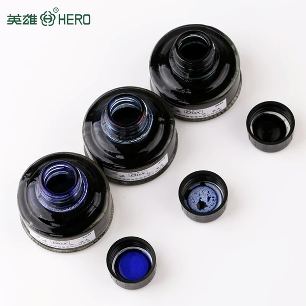 fountain pen ink black blue red ink pen refill 50ml glass bottled office supplies for fountain pen school chancery stationery