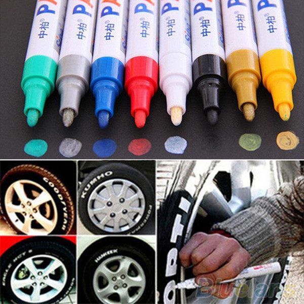 New Hot 13 Colors Tyre Permanent Paint Pen Tire Metal Outdoor Marking Ink Marker Creative