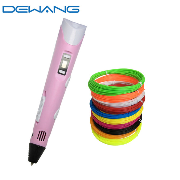 DEWANG Lapiz 3d Magic Pen for Kid Children Handle DIY Creation 3d Printer Merry Christmas Birthday Gifts Smart Drawing Pen stylo