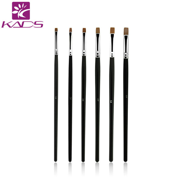 KADS 20pcs Nail Brush 6 Size Available Kolinsky Acrylic Nail Brush Painting Pen Kolinsky Acrylic For Nail Design DIY