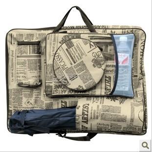 Wholesale-4K newspaper sketchpad bag graphics drawing tablet bag art set school supplies art supplies free shipping promotion