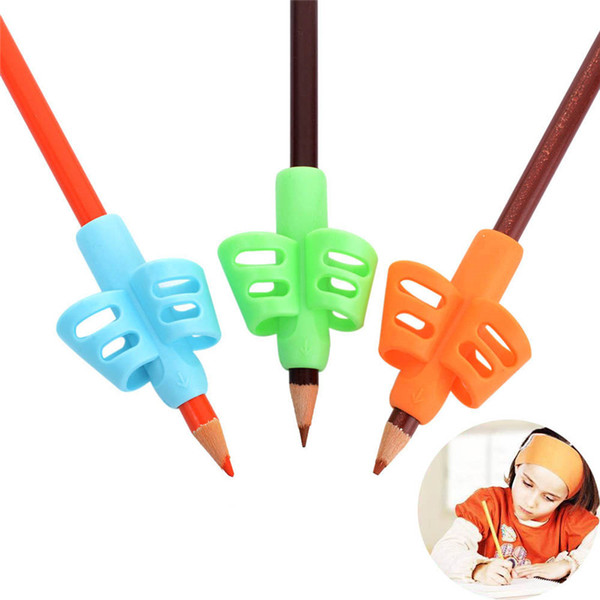 30 PCS Non-toxic Children Pencil Holder Pen Writing Aid Grip Posture Correction Tools Office School Supplies Drop Shipping