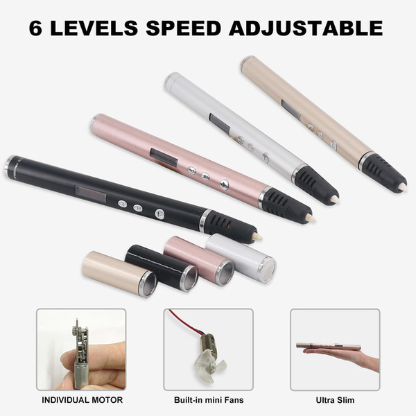 DEWANG Lightest 3D Pens 2018 Newest 3D Drawing Pen OLED Screen best student Birthday Gift ABS/PLA Filament Scribble magic pen