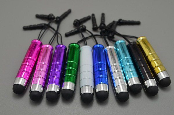 Wholesale100 Pcs Capacitance Pen Dust Proof Plug Capacitive Screen Pen Capacitive Screen Stylus Touch Pen