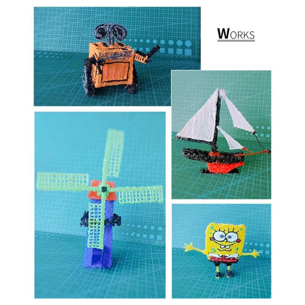 DEWANG 9 D9 Children 3D Printing Pen 5V/2A 3D Drawing Graffiti Pens Tool