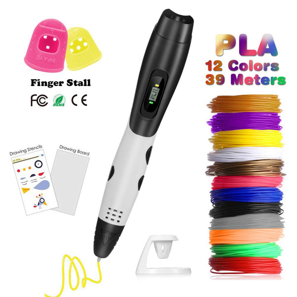 LED Screen Printing Pen Graffiti USB Port Child DIY Painting Toys Birthday Gift Doodle Magic Filament Arts Drawing Tools