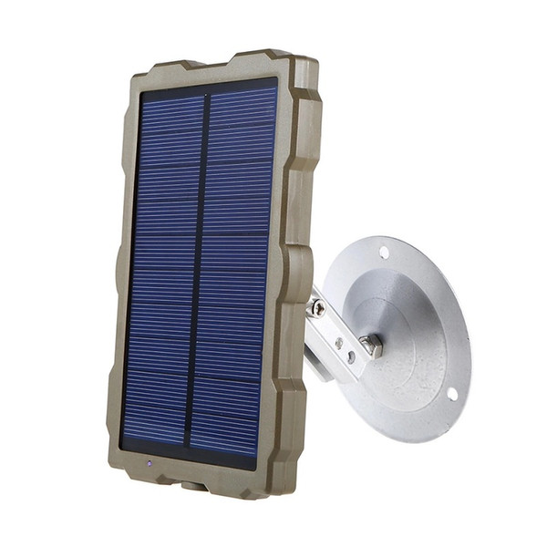 Hunting Camera Battery Solar Panel Charger 1.5W Power External Efficient Solar Charge Panels Built-in 1500mA Lithium Battery