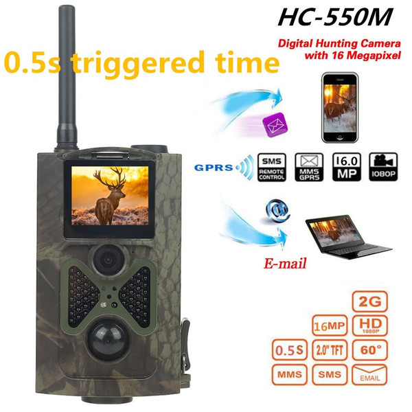 Wild Camera Photo Traps Digital Hunting Wildlife Cameras SMS MMS HC550M Photo Traps MMS Hunter Trail Cams