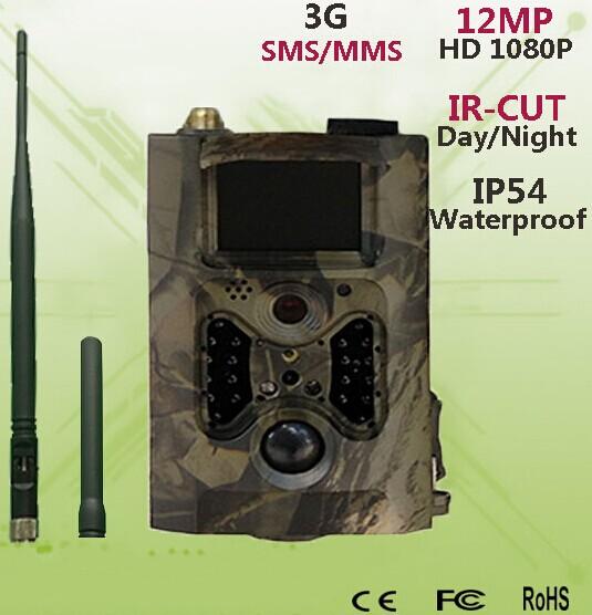 DHL free shipping Suntek HC500G Hunting Camera 3G GPRS MMS SMTP/SMS 12MP 1080P Wildlife Trail Camera