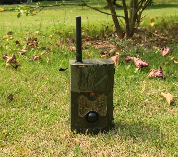 free shipping Wholesale-Newest 12MP 1080P MMS/GPRS/SMS Control/3G Hunting Trail Camera Suntek HC500G