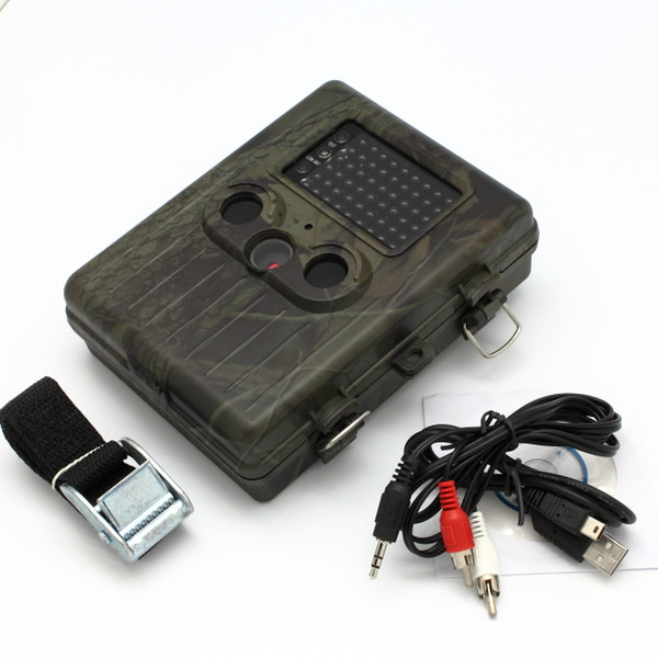 DHL free shipping HT-002AA Rain-proof Wildlife Hunting Camera HD Digital Infrared Scouting Trail Camera IR LED Video Recorder