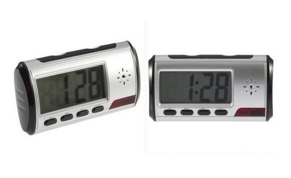 Free Shipping Wholesale Digital Alarm Clock Camera Video DVR Camcorder