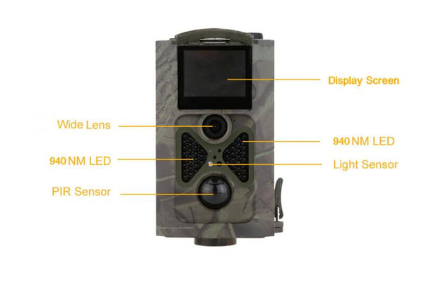 High Quality HD 120 degrees Digital Infrared rail Waterproof Scouting hunting camera for HC500A Free shipping