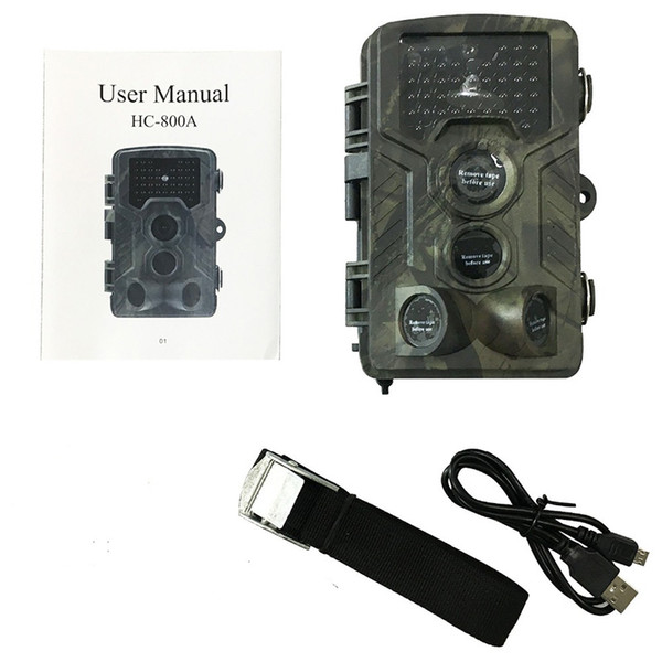 Suntekcam Hunting Trail Camera Surveillance Tracking HC800A Infrared Night Vision Wild Cameras for Video Photo Traps