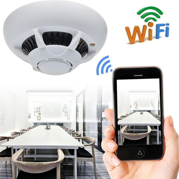 32GB HD 1080p Wifi Mini Camera Smoke Detector Wireless IP Camera Video Recorder Indoor DV Camcorder Support IOS Android APP Remote View