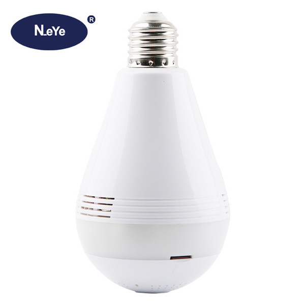 N_eye IP Camera P2 1080p HD 360 Degree Panoramic Home Indoor Wifi Camera Professional Smart Security Led Light Bulb With