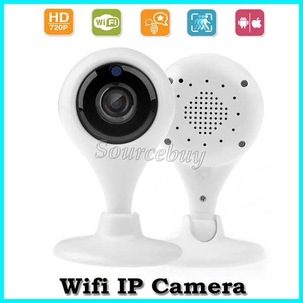 Wifi IP Camera HD 720P Security P2P Network Wireless Baby Monitor Surveillance Smart Camera with microphone Support TF Card Two-way Audio