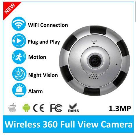 Newest v380 Mini VR IP Wi-Fi Camera HD 960P 360 Degree Panoramic Network CCTV Security Camera IR Night Vision