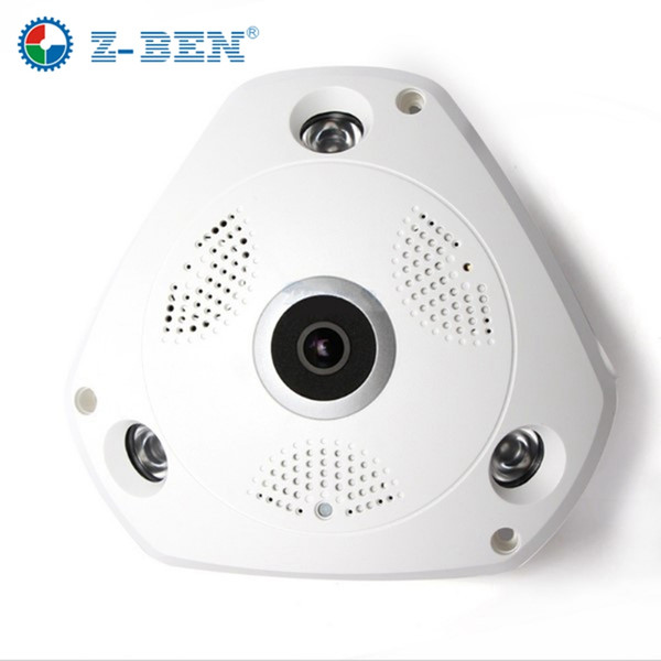 2019 Newest 360 Degree Panorama VR Camera HD 1080P/ 3MP Wireless WIFI IP Camera Home Security Surveillance System Webcam CCTV P2P