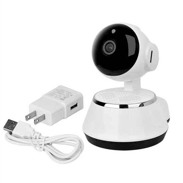 New ! Pan Tilt Wireless IP Camera WIFI 720P Home Security Cam Micro SD Slot Support Microphone & P2P Free APP ABS Plastic Free Shipping