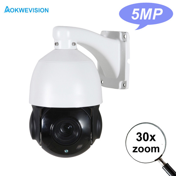 Cheap H.265 mini PTZ IP Camera Outdoor 1080P 2MP 4MP 5MP Night Vision 60m IR auto zoom 30X Zoom Onvif Speed Dome CCTV PTZ Camera