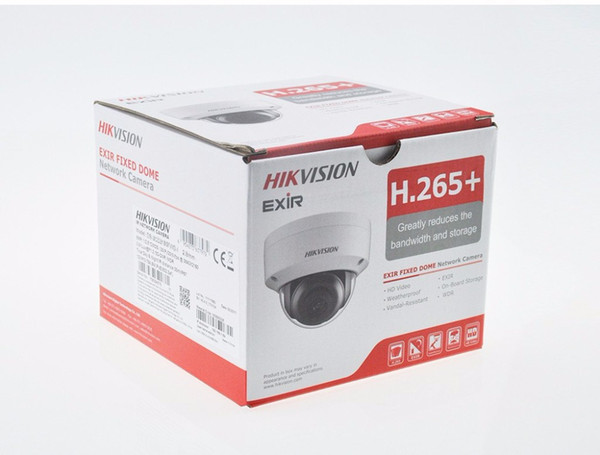 Hikvision DS-2CD2143G0-I 4MP IR Fixed Dome Network Camera POE H.265+ IP67 SD Card Slot IR 30m Replace DS-2CD2142FWD-I IP Camera 8pcs/lot