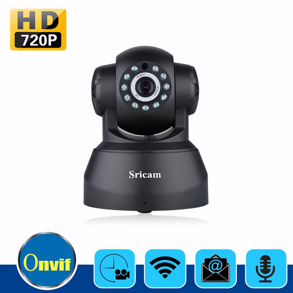 Freeshipping IP Camera WIFI 720P Pan Tilt Indoor Security Surveillance Onvif P2P Phone Remote 1.0MP Wireless Video Surveillance