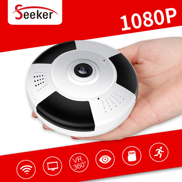 Fisheye VR Panoramic Camera HD 1080P Wireless Wifi IP Camera Home Security Surveillance System Camera Wi-fi 360 degree Webcam