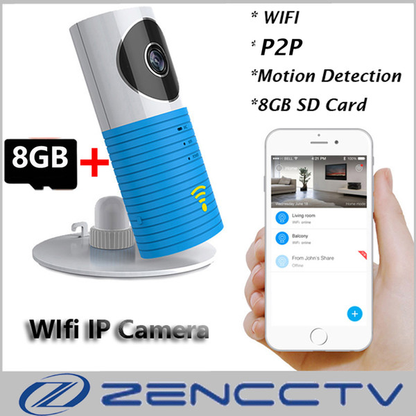 Wireless Baby Monitor 720P Wifi IP Camera With 8GB SD Card Intercom Security Cameras Remote Via Smart Phone Cam De Seguridad P4P