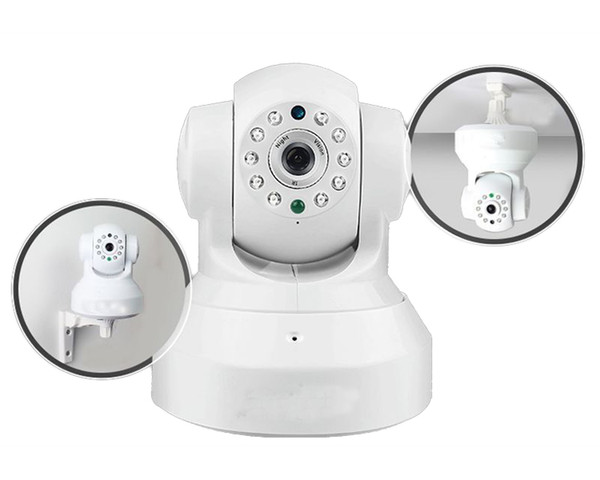 Wireless IP Camera WIFI Webcam Night Vision(UP TO 10M) 10 LED IR Dual Audio Pan/Tilt Support IE S61 by ohyes