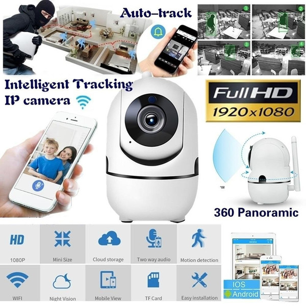 FANTEMO Baby Monitor Portable IP Camera 1080P HD Wireless Smart Baby Camera Audio Video Record Surveillance Home Security Camera