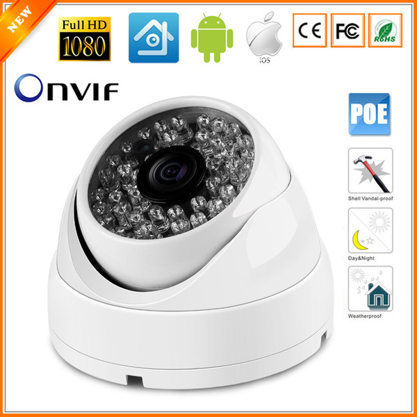 IP Camera PoE 720P/960P/1080P(SONY IMX291) 25fps Anti Vandal Dome Camera IP Outdoor Indoor Vandalproof ONVIF 2.0 48V PoE CCTV