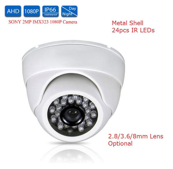 SONY IMX323 Full HD AHD-H 2MP 1080P security IP66 in/outdoor camera IR cut dome Night Vision IR Security Surveillance Camera