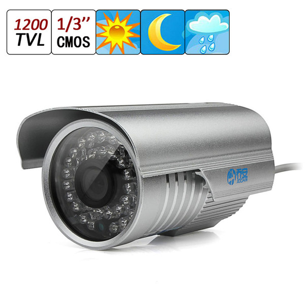 Jooan 1200TVL CCTV Surveillance Home Security Waterproof Outdoor Day Night 36IR Camera Night Vision 3.6mm CCT_118