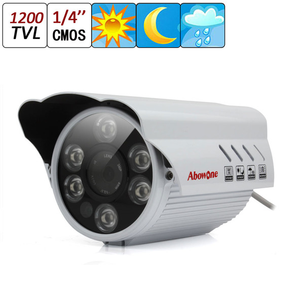 1200TVL Waterproof Dustproof IR 50M Color Night Vision Indoor/Outdoor Security CCTV Camera 4mm Lens CCT_10B