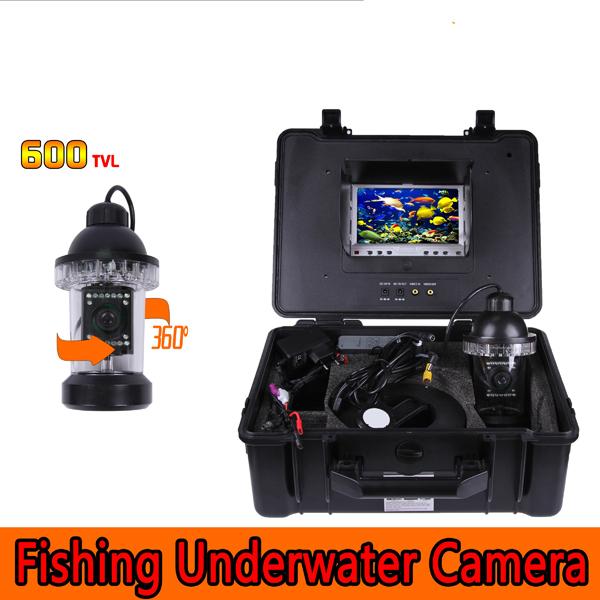 150ft/50m Underwater Fishing Video 600TVL CCD waterproof Camera finder 0-360° View rotative Diving camera 7.0