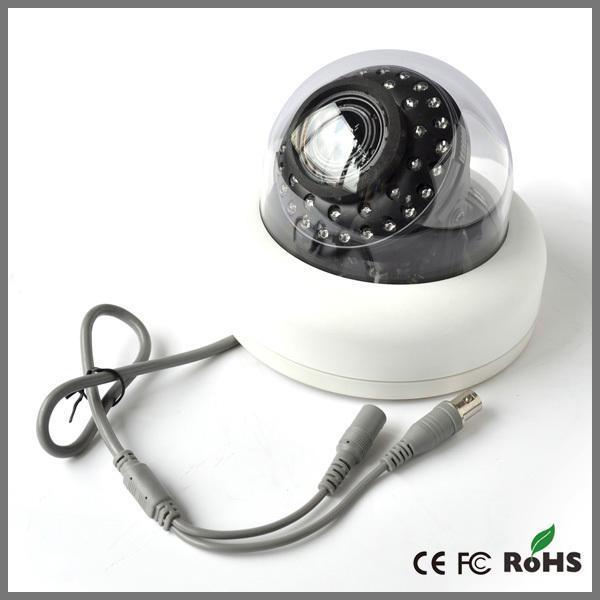 Dome Camera New Arrival 1/3 CCD 700tvl 2.8-12mm lens Plastic Casing 35pcs LED IR infrared Indoor video Monitoring Security CCTV Cameras