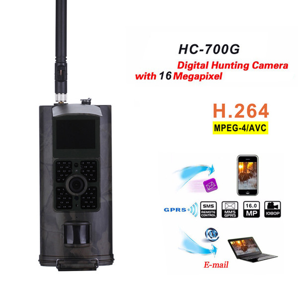 HC700G 3G H.264 GSM MMS SMS 16MP 1080P Night Vision Trail Hunting Camera Scouting 120 degree IR LED IP54 Waterproof Outdoor Camera