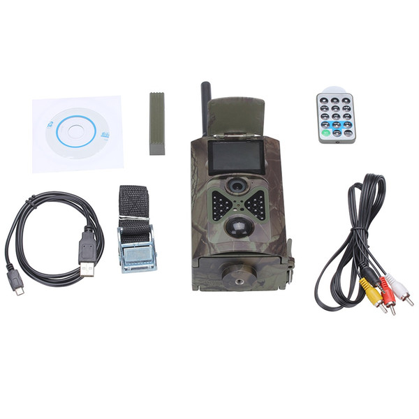 1pcs 12M pixel High-quality resolutionHC500M HD GSM MMS GPRS SMS Control Scouting Infrared Trail Hunting Camera