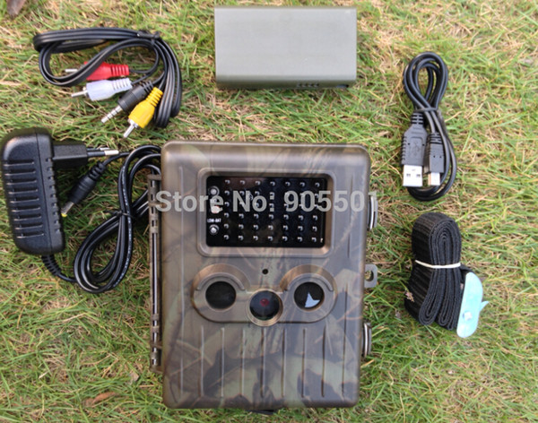 SunTek HT-002LIM Lion Battery 12MP HD IR Wildlife GPRS/MMS Hunting Trail Camera free shipping