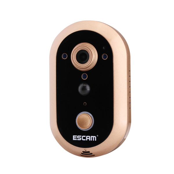 Newst ESCAM Doorbell QF600 Wifi Mini IP Camera HD P2P indoor Surveillance Night Vision Security CCTV Camera with TF SD Card