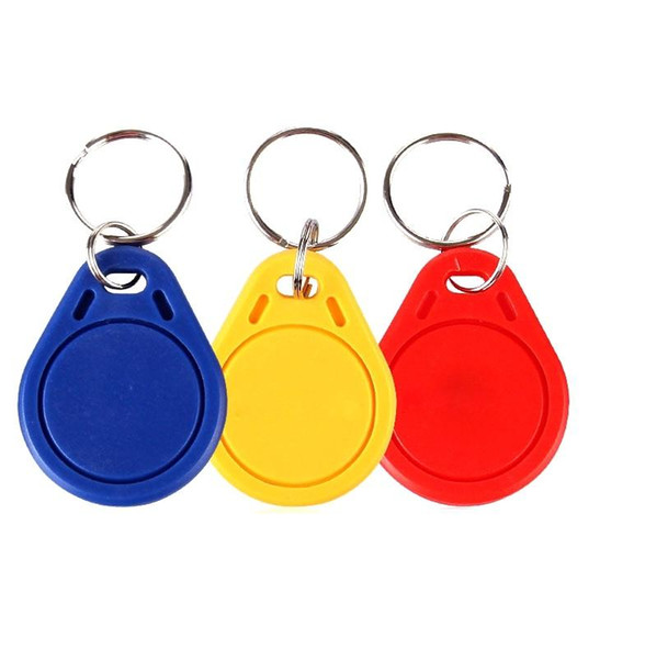 Wholesale Access Control Card S50 UID IC Key Tag Token Key Ring IC Induction Card 13.56Mhz 50pcs/lot